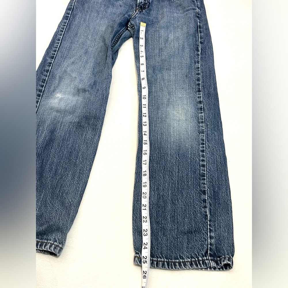 Levi’s 550 Relaxed Boys Classic Blue Denim 100% Cotton Casual Jeans Size 14 Slim - Picture 11 of 16